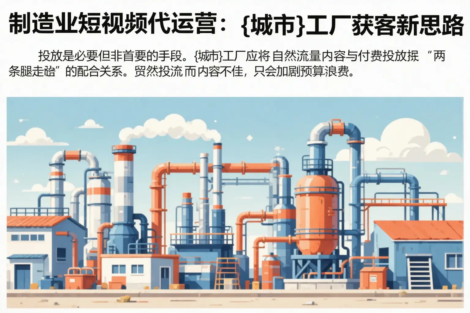 制造业短视频代运营:永丰工厂获客新思路